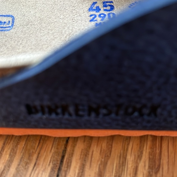 Birkenstock Arizona Birko-Flor Sandals blue Size 12-12.5 (45 Eur) soft footbed - Picture 8 of 8